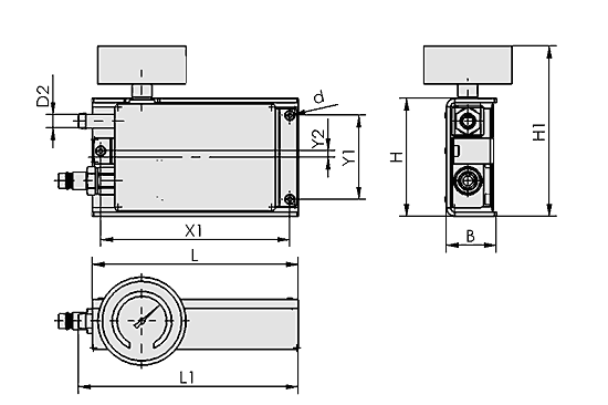 Dimensional drawing VE 15